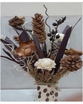 Beautiful Dried Flower Vase- Design 5